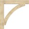 Ekena Millwork Thorton Block Rough Sawn Bracket, Douglas Fir, 6"W x 46"D x 46"H BKT06X46X46THR05RDF - alternate 4